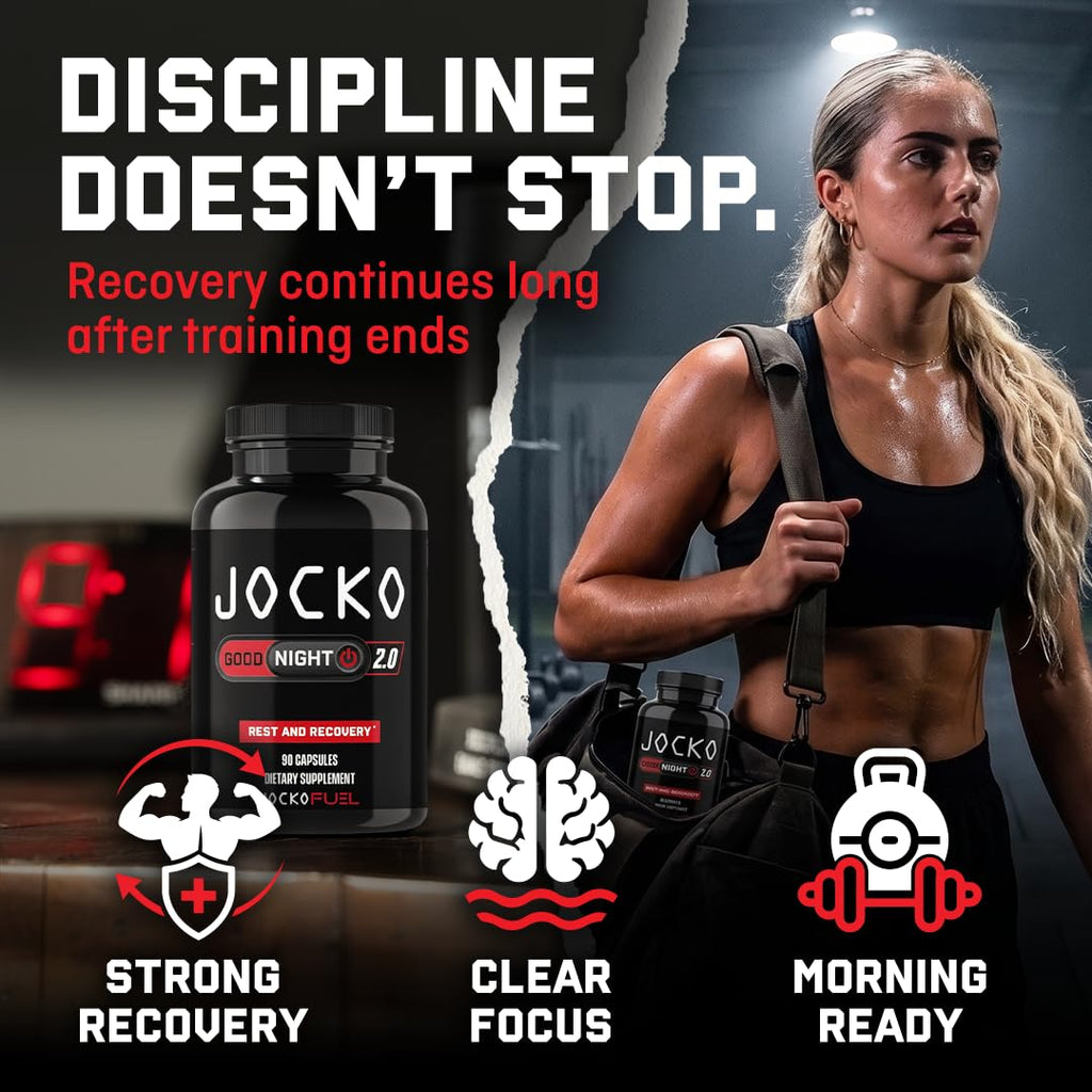 Jocko Fuel Good Night 2.0 Sleep Aid Supplement for Adults | 30 Serving