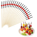 Buy now OOTSR 100 Pieces Cocktail Picks, 4.7 inch Red Fruit Toothpicks Sandwich Cocktail Picks for Wedding Party Appetizer Drink Martini Food Supplies Birthday Cake Party Snack Decorative at indiglob india