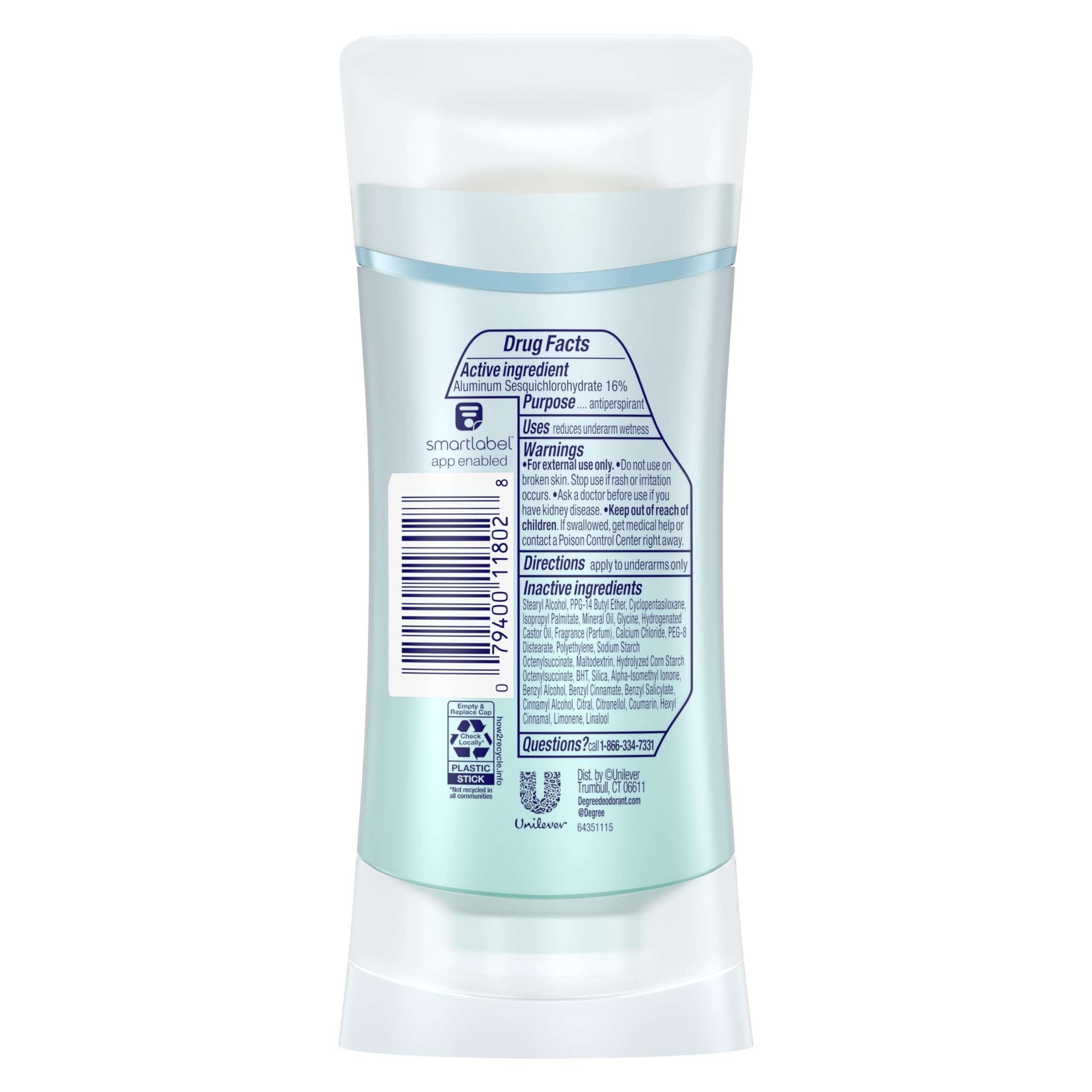 Degree Advanced Antiperspirant Deodorant 4 count 72-Hour Sweat & Odor Protection Shower Clean Antiperspirant for Women with MotionSense Technology 2.6 oz | For active days, Helps stay fresh & confident, With MotionSense, Shower Clean scent