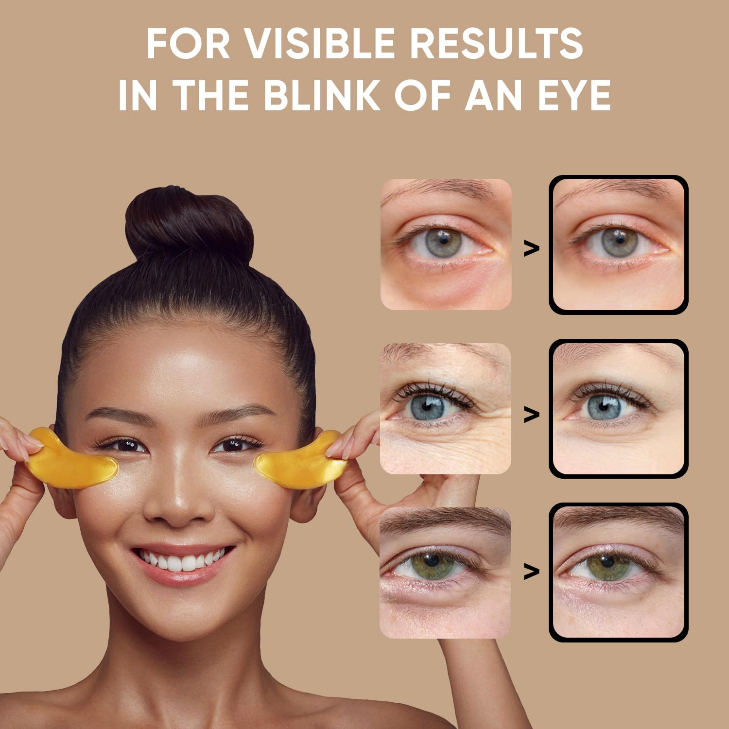Buy now Under Eye Patches (20 Pairs) - Eye Patches For Puffy Eyes And Dark Circles - Under Eye Mask For Beauty & Personal Care - Under Eye Mask Amino Acid & Collagen For Dark Circles And Puffiness by Celor at indiglob india