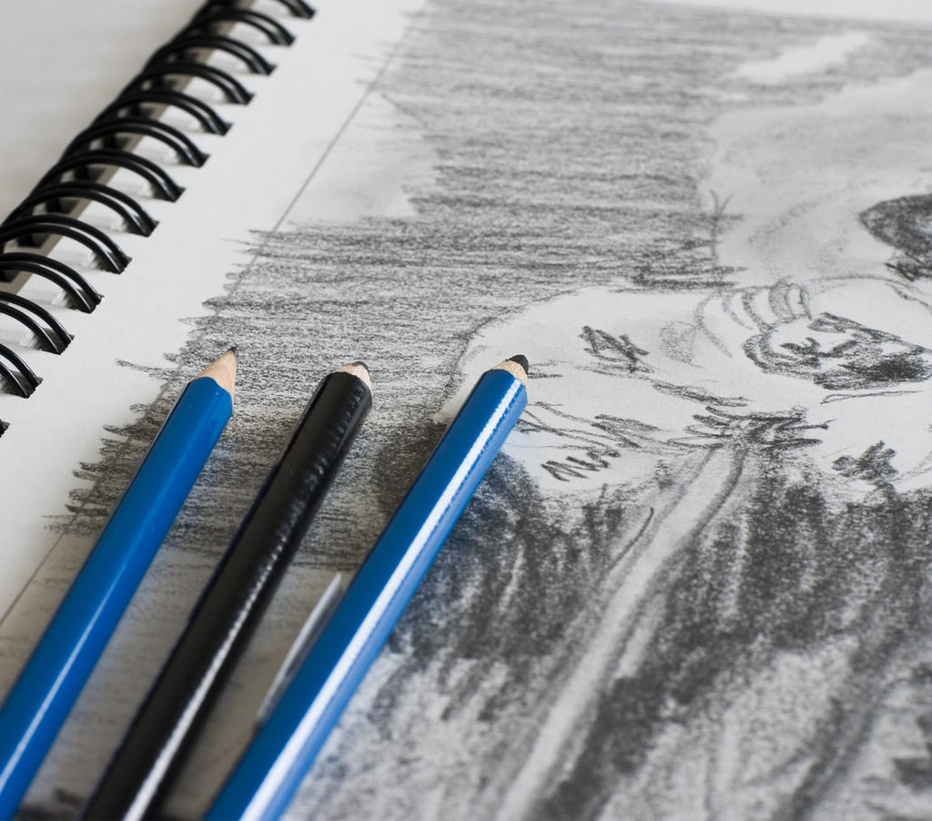 GIFTEXPRESS Pack of 12 Letter Size Sketch Book Bound Spiral Premium Sketch Pads Set, Pencil Sketch Book 30 Sheets Each, 8.5" X 11" Side Wire Bound, White Blank Paper Sheets for Pencil, Ink, Pastel
