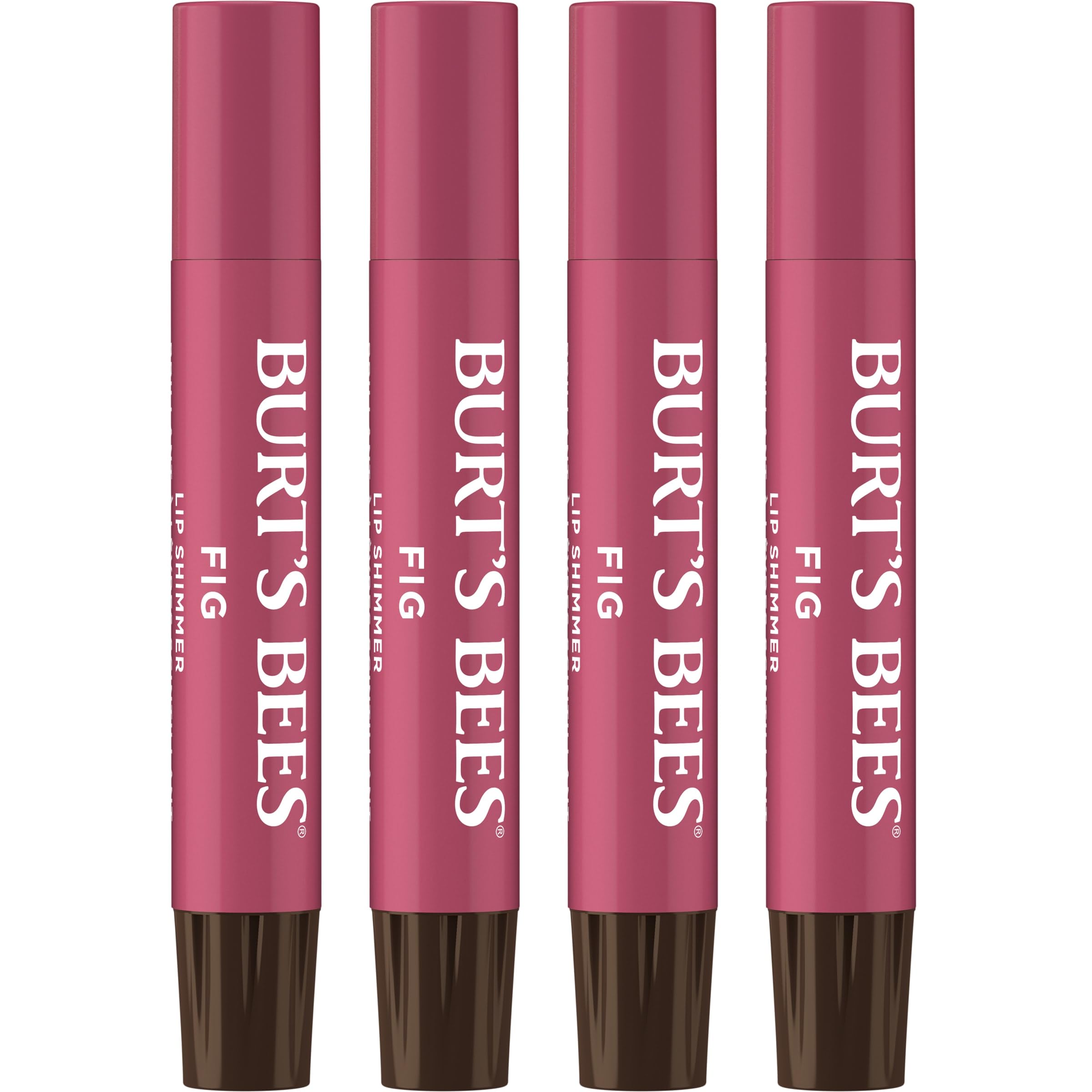 Buy now Burt's Bees Shimmer Lip Tint Set, Tinted Lip Balm Stick, Moisturizing for All Day Hydration with Natural Origin Glowy Pigmented Finish & Buildable Color, Caramel (4-Pack) at indiglob india