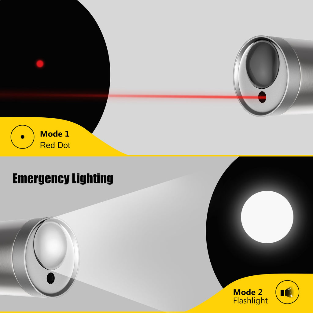 FYNIGO 2 Pcs Laser Pointer | 2 Modes & AA Battery Classic Type