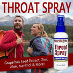 Buy now NutriBiotic â€“ Throat Spray with GSE, 4 Fl. Oz | Gentle and Soothing Sore Throat Support with Grapefruit Seed Extract, Zinc & Menthol | Alcohol Free & Non-Medicated at indiglob india