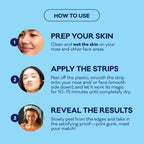 Biore Blackhead Remover Pore Strips, Deep Cleansing, Nose & Face, 14 ct | Nose, Chin & Forehead Use, Unclogs Pores Instantly, Oil-Free, Non-Comedogenic, Oily Skin, Skincare