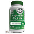 Magnesium Glycinate 1540mg | 200mg Elemental Magnesium Supplement,240 Count | 100% Pure Vegan, 3rd-Party Tested, Magnesium Supplement for Women & Men. No Oxide, Non-GMO & No Gluten, Easy-Swallow Tablets