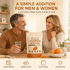 Everly Pumpkin Seed Oil,Upgraded Cold-Pressed Virgin,Non-GMO,180 Softgels