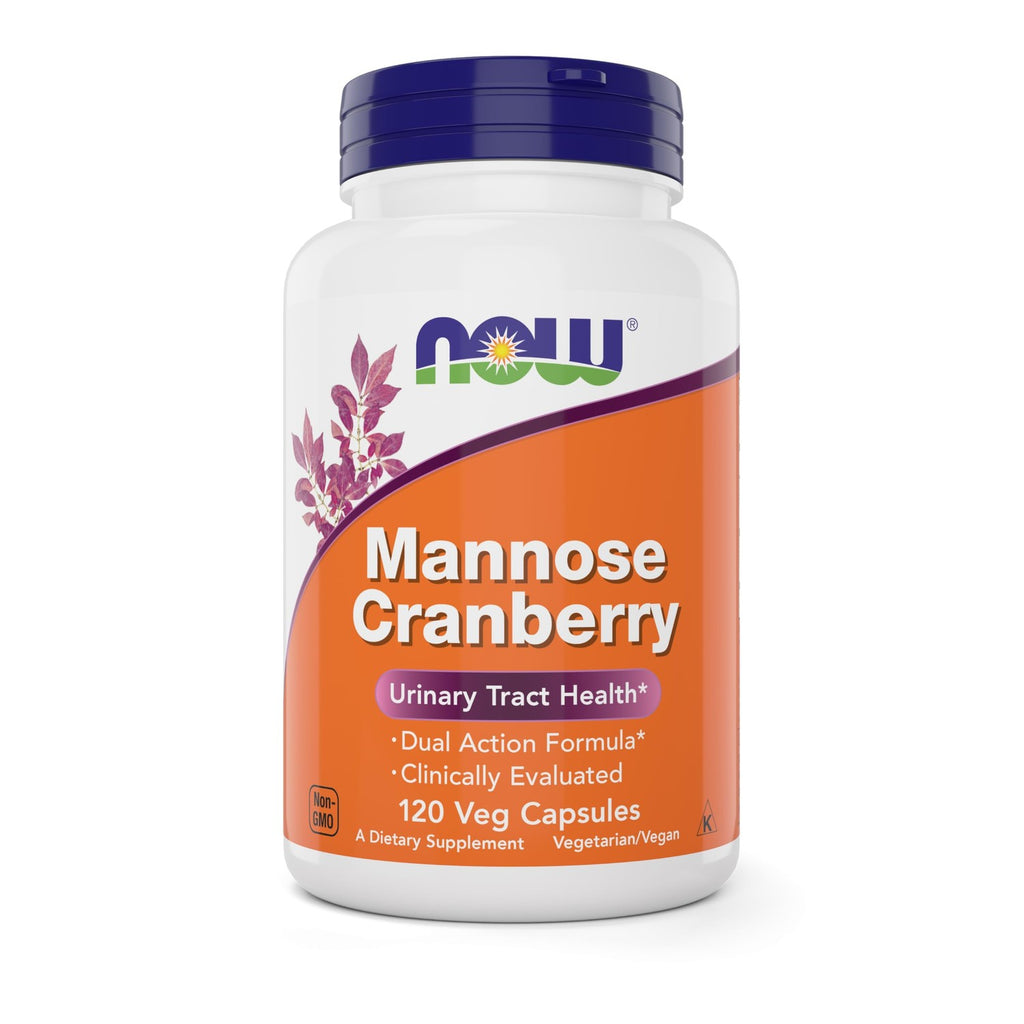 Buy now NOW Foods Mannose Cranberry, 120 Capsules (Pack of 2) - with PAC - 450mg dMannose, 250mg Whole Cranberry - Urinary Tract Health* - Vegan Friendly Supplement, Non-GMO at indiglob india