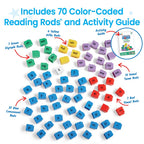 hand2mind Reading Rods Phonics Word-Building, Ages 6+