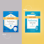 Buy now Burt's Bees Hydrating Face Mask with Clary Sage, Single Use Sheet Mask, 6 Count (Package May Vary) at indiglob india
