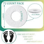 Buy now Nuanchu 72 Pcs Callus Cushions Callus Pads for Bottom of Foot Round Corn Cushions Pads for Feet Soft Adhesive Felt Corn for Ball and Side of Foot, Pain Relief from Shoe at indiglob india
