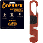Gerber Edgefield Knife Sharpener, Dual Grit, Camping, Portable, Burnt Orange
