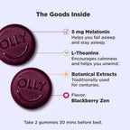 OLLY Extra Strength Sleep Pouch, 5 mg Melatonin, L-Theanine - 120 Count