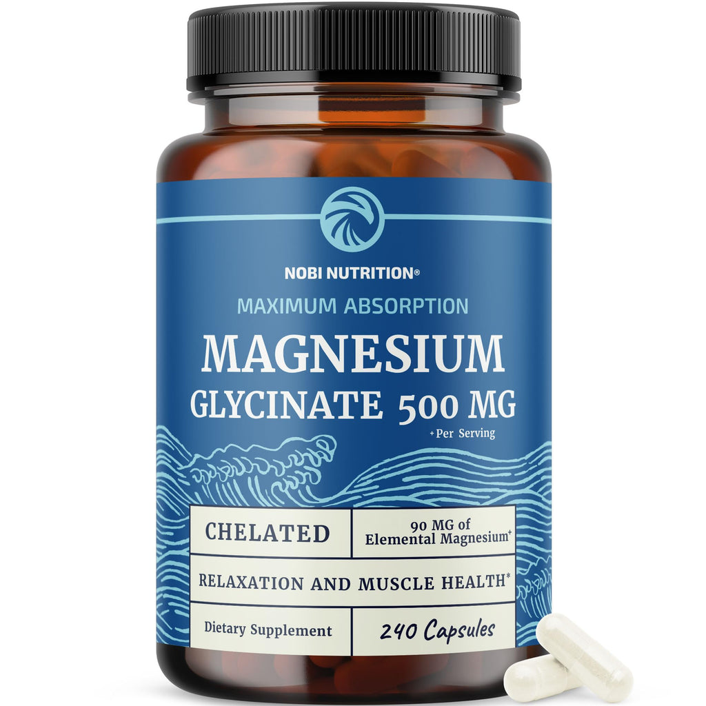 Magnesium Glycinate Powder 400MG, Sleep & Relaxation Support, Sugar-Free | Tasty Peach Mango Flavor, High Absorption Chelated Magnesium Powder, Vegan, Gluten-Free, Non-GMO, 30 Servings, 225g (7.94oz)
