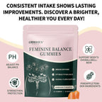 Premium Feminine Balance Gummies for Women's Health, Hawaiian Pineapple Gummies for Women Vaginal Probiotic & pH Balance Support - Vegan - Healthy Odor - Gluten-Free - 60 Count