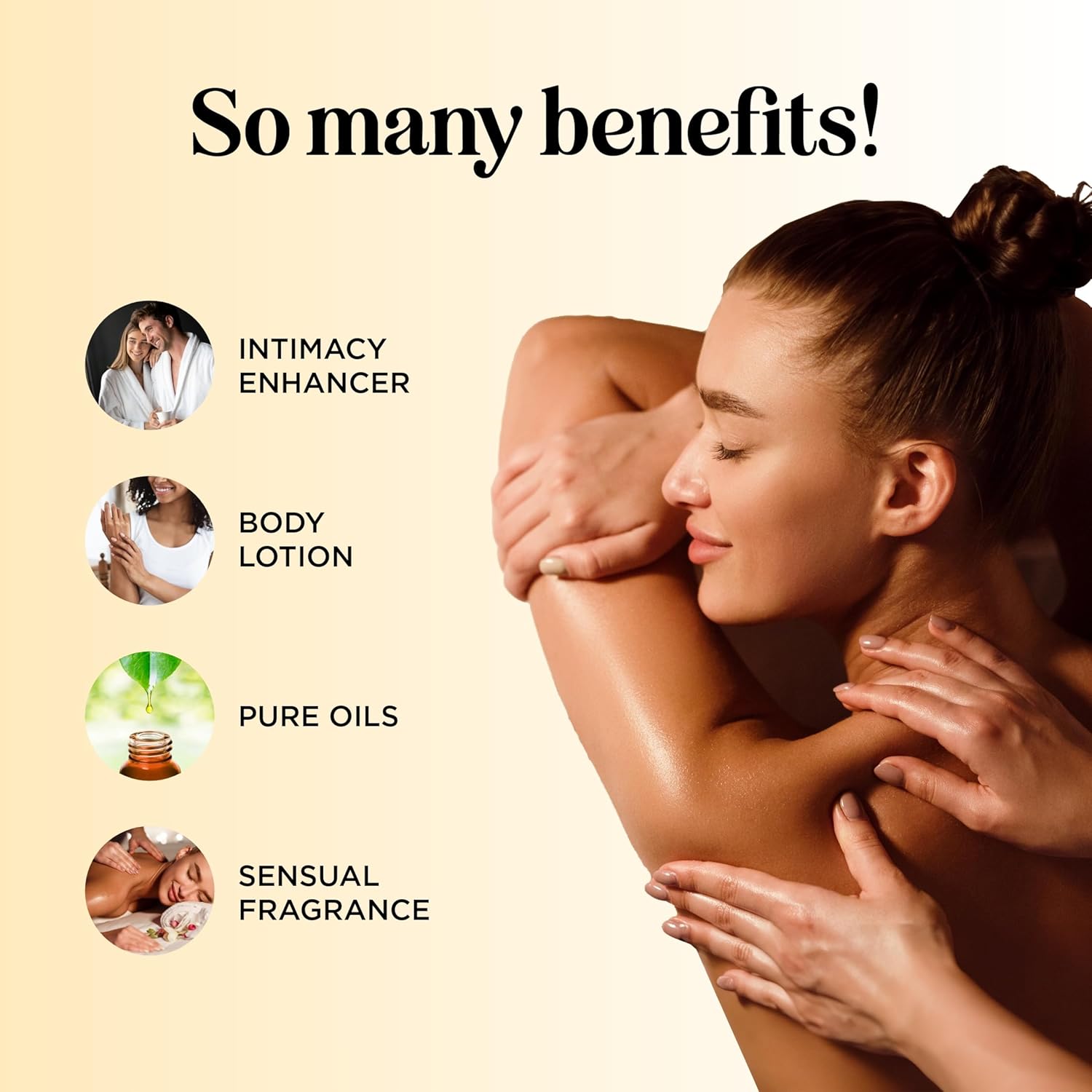 Buy now Tropical Sensual Massage Oil for Couples - Complete Relaxation Full Body Massage Oil for Date Night with Smooth Gliding Coconut and Sweet Almond Oil with Mango Scent - Non GMO Gluten Free and Vegan at indiglob india