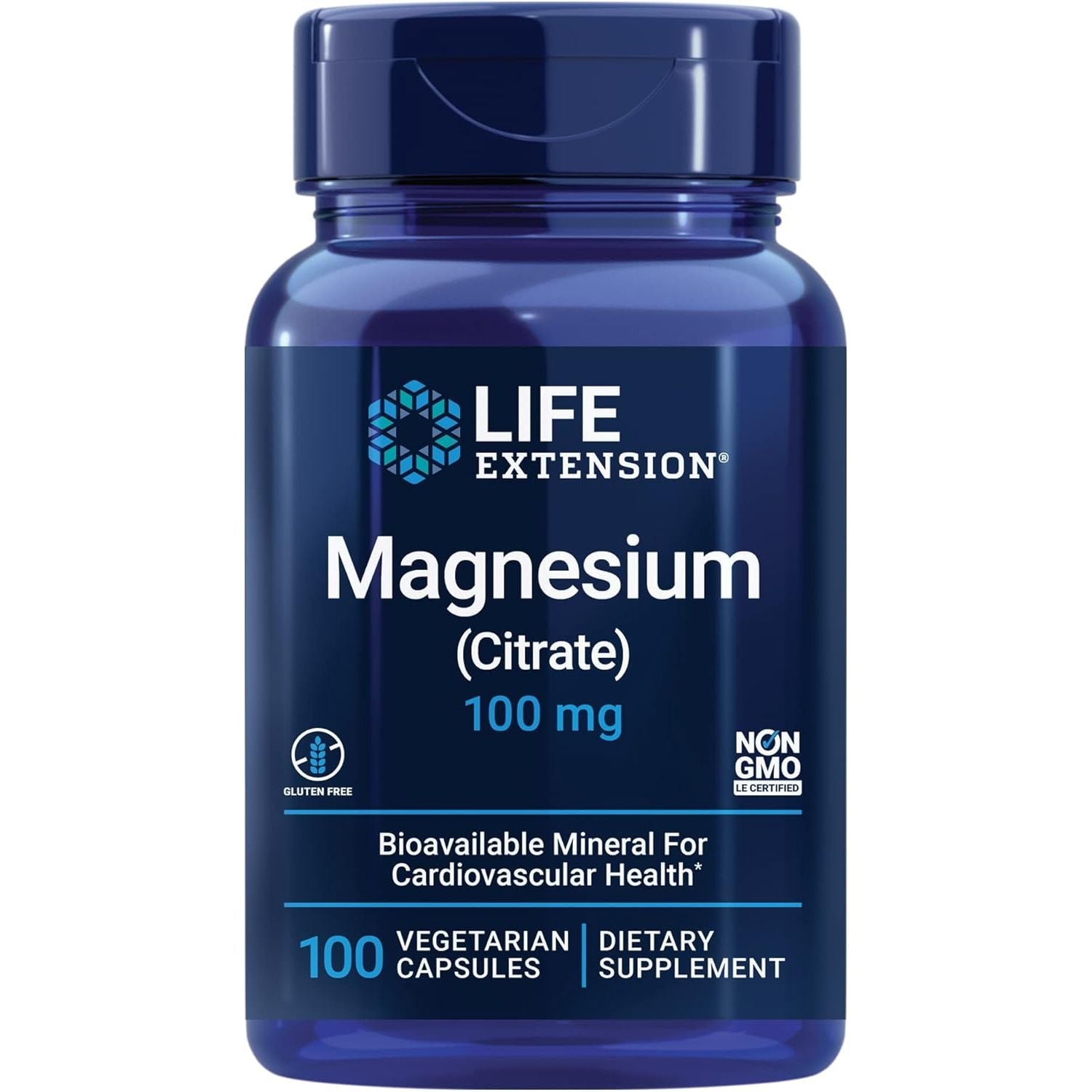 Buy now Life Extension Magnesium Citrate 100 mg Vegetarian Capsules, Blue, 100 Count 100 Count (Pack of 1) Unflavored at indiglob india