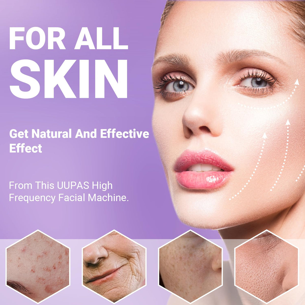 High Frequency Facial Wand-UUPAS Portable Handheld High Frequency
