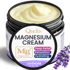 Magnesium Lotion, Magnesium Cream for Sleep, Pain & Leg Cramps, Topical Magnesium Chloride Cream for Muscle Relaxation, Calming, Moisturizing - Skin-Friendly & Safe for Kids | 5OZ (Rose)