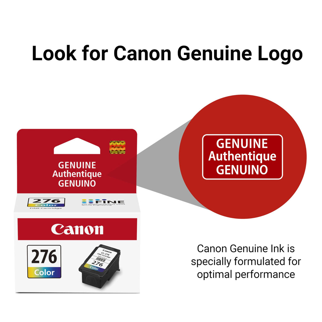 Canon CL-276 Genuine Color Ink Cartridge, Compatible with TS3520/3522, TR4720/4722, TS3720/3722