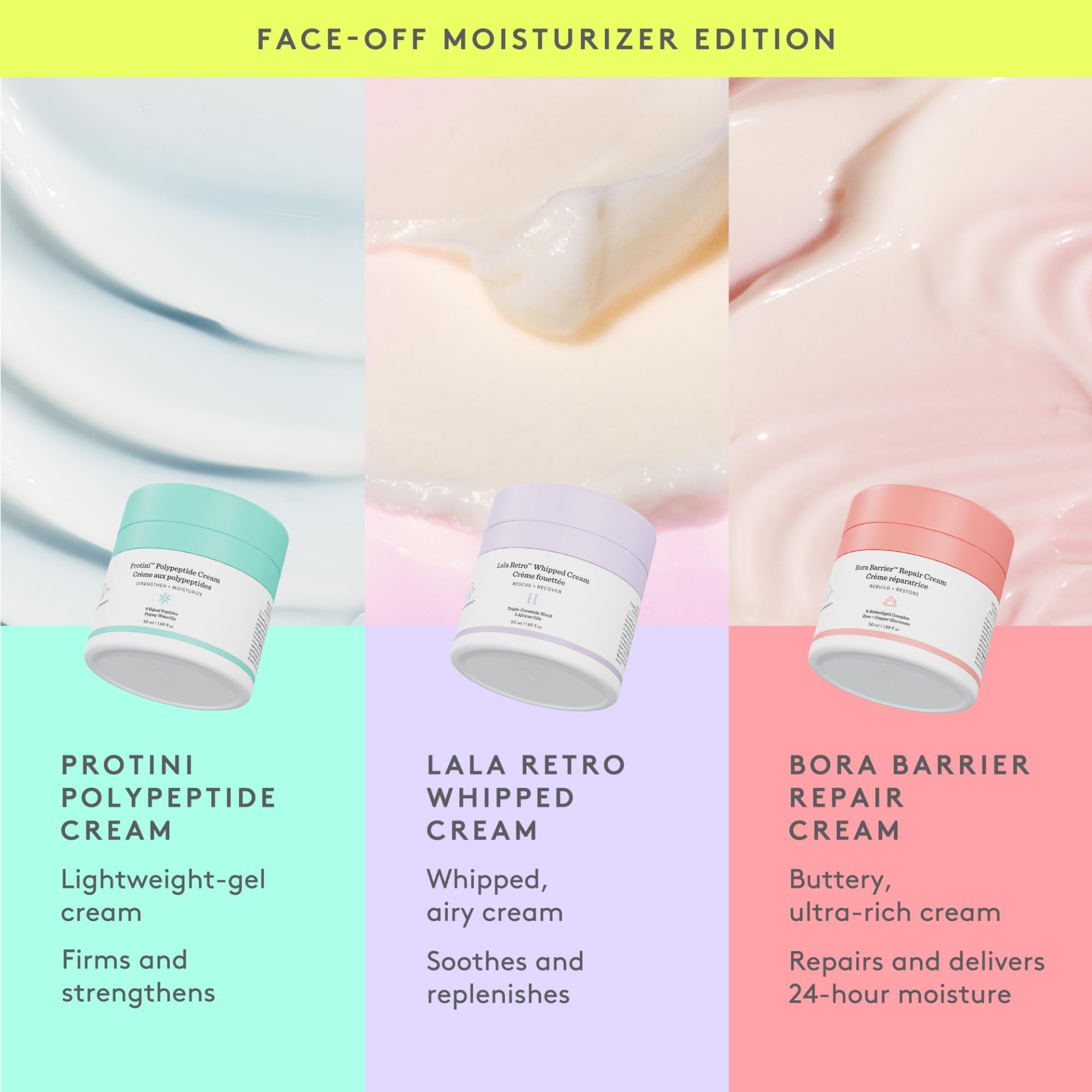 Buy now Drunk Elephant Bora Barrier Repair Cream - 50 ml/1.69 fl oz - Ultra-Rich Moisturizer - Clean Clinical Skincare - Cruelty-Free - Dermatologist-Tested - Free of Essential Oils, Silicones, and Fragrance at indiglob india