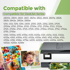 67 67XL Ink Cartridges Black/Color Combo Pack Replacement for HP Ink 67 XL