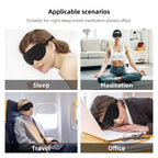 3D Eye Sleep Mask for Side Sleeper,Zero‑Pressure Light‑Blocking Blindfold