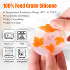 7 Pcs Pumpkin Candle Molds, Halloween Silicone Mold