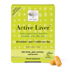 NEW NORDIC Active Liver Daily Support Supplement 90-Day Supply - 90 Tablets | Includes a supply of daily liver supplements, featuring a botanical blend of milk thistle and artichoke in a tablet format