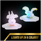 Buy now Bakugan Evolutions Genesis Collection Pack - 2 Light Up Action Figures, 4 Exclusive Bakugan, 2 Nanogan, 8 Cards, 4 BakuCores - Kids Toys for Boys Ages 6 and Up at indiglob india