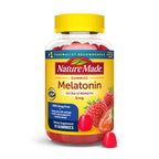 Nature Made Melatonin Gummies 2.5 mg, 100% Drug Free Sleep Aid, 80 Count | Lower Dose Melatonin Supplement for Men and Women, Sleep Aid for Adults, Strawberry Flavor, 80 Day Supply