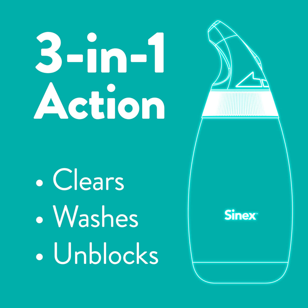 Buy now Vicks Sinex Saline Nasal Rinse Starter Kit, Drug Free Saline, Flush Out Mucus and Allergens, Fast & Effective Relief for Everyday Congestion from Sinus & Allergy, 1 Bottle + 30 Refill Packets at indiglob india