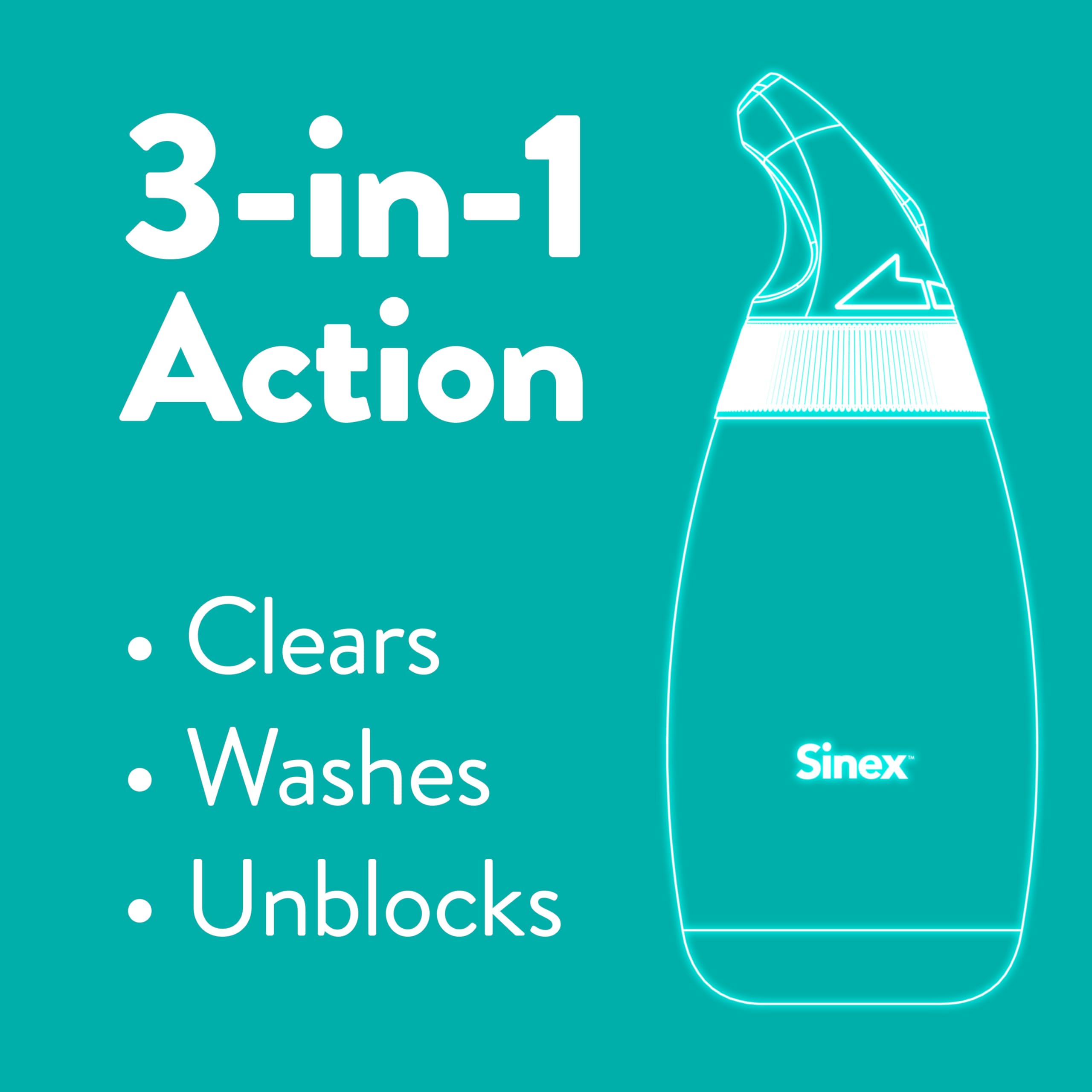 Buy now Vicks Sinex Saline Nasal Rinse Starter Kit, Drug Free Saline, Flush Out Mucus and Allergens, Fast & Effective Relief for Everyday Congestion from Sinus & Allergy, 1 Bottle + 30 Refill Packets at indiglob india