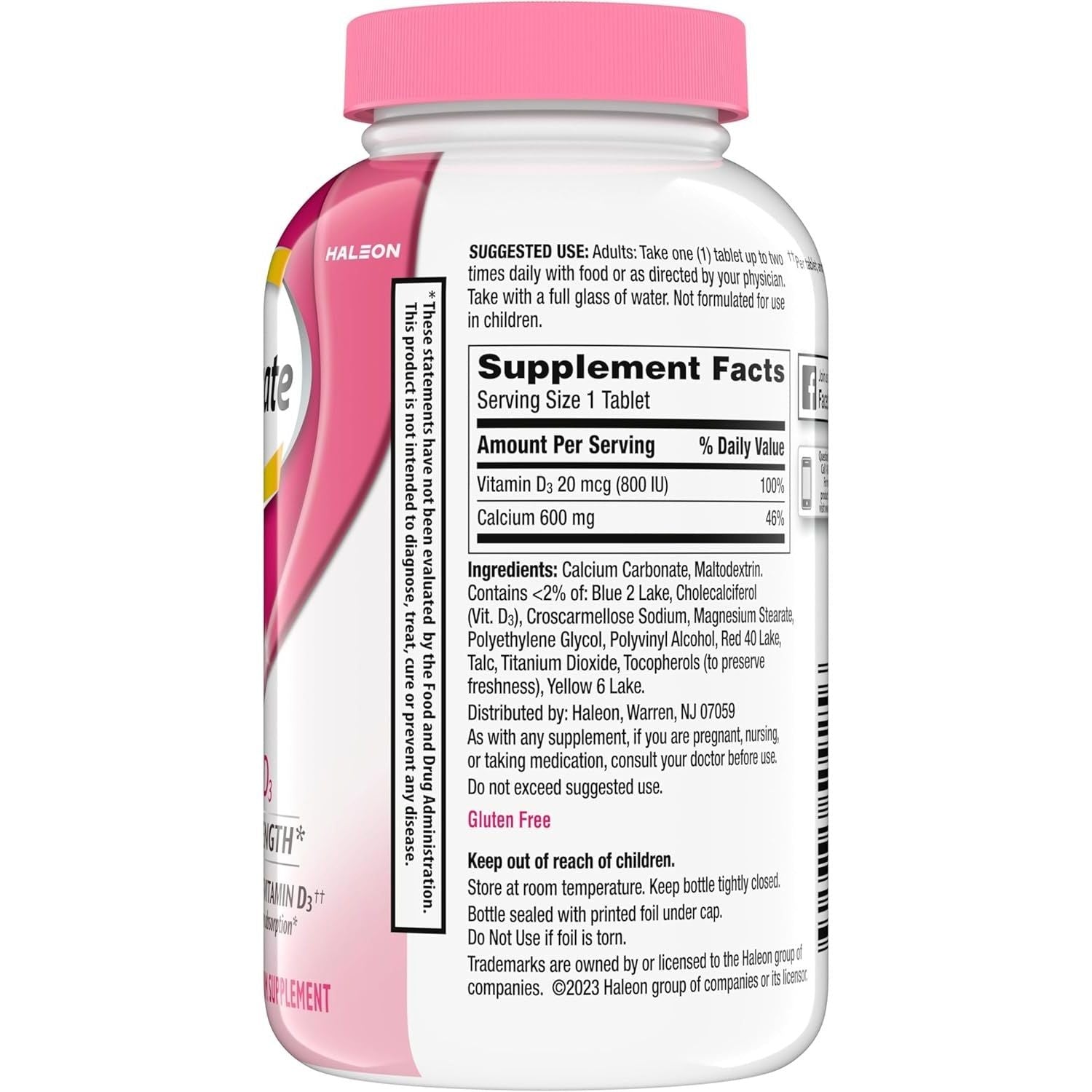 Buy now Caltrate 600 Plus D3 Calcium and Vitamin D Supplement Tablets, Bone Health Supplements for Adults - 200 Count at indiglob india