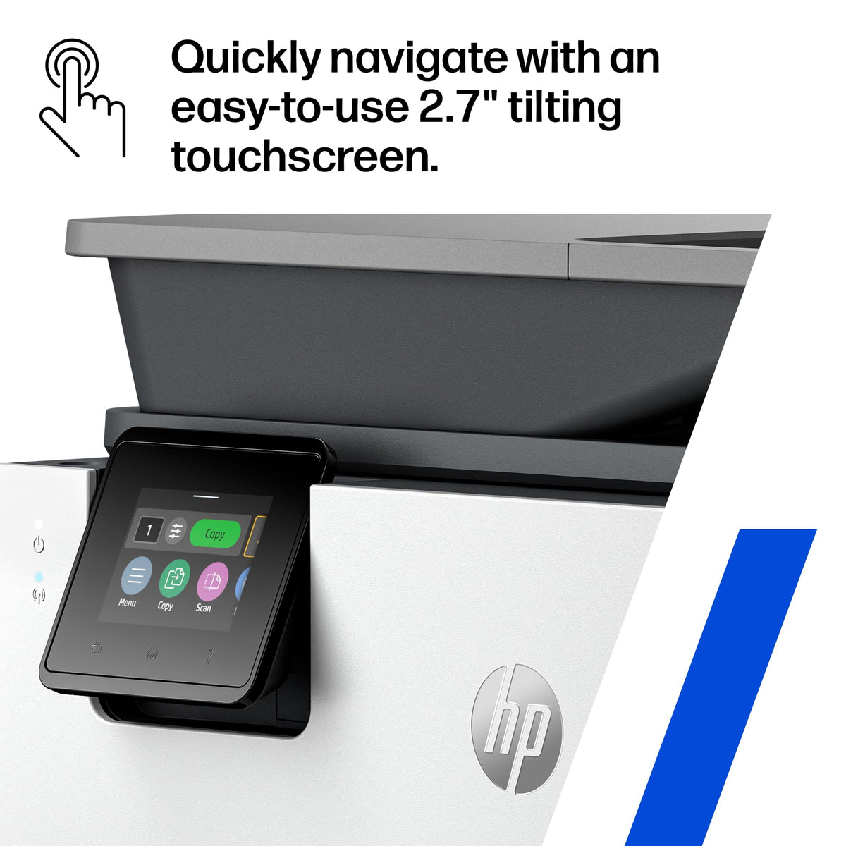HP OfficeJet Pro 9125 Wireless All-in-One Color Inkjet Printer, Print, Scan, Copy, Fax, ADF, Duplex Print/scan, Best-for-Office, 3 Month Trial of Instant Ink Included, AI-Capable (C2VZ0A)
