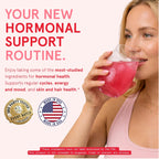 Peach Perfect Inositol Powder Multivitamin, Pink Lemonade Flavor – 4g Myo & D-Chiro Inositol, DIM, Zinc, Magnesium Glycinate, Vitamin D3 – Supports Women’s Health, Cycle, Energy, 30 SVG