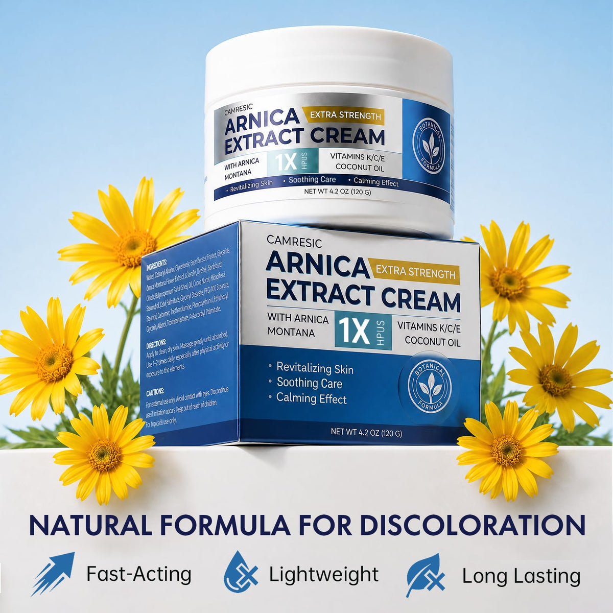 Arnica Cream Extra Strength for Discoloration & Thin Skin