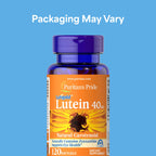 Puritan's Pride Premium Lutigold™ Lutein Carotenoid 40mg with Zeaxanthin | For Men and Women, Dietary Supplement for Eye Health Support, 8 Month Supply, 120 Easy-To-Swallow Softgels