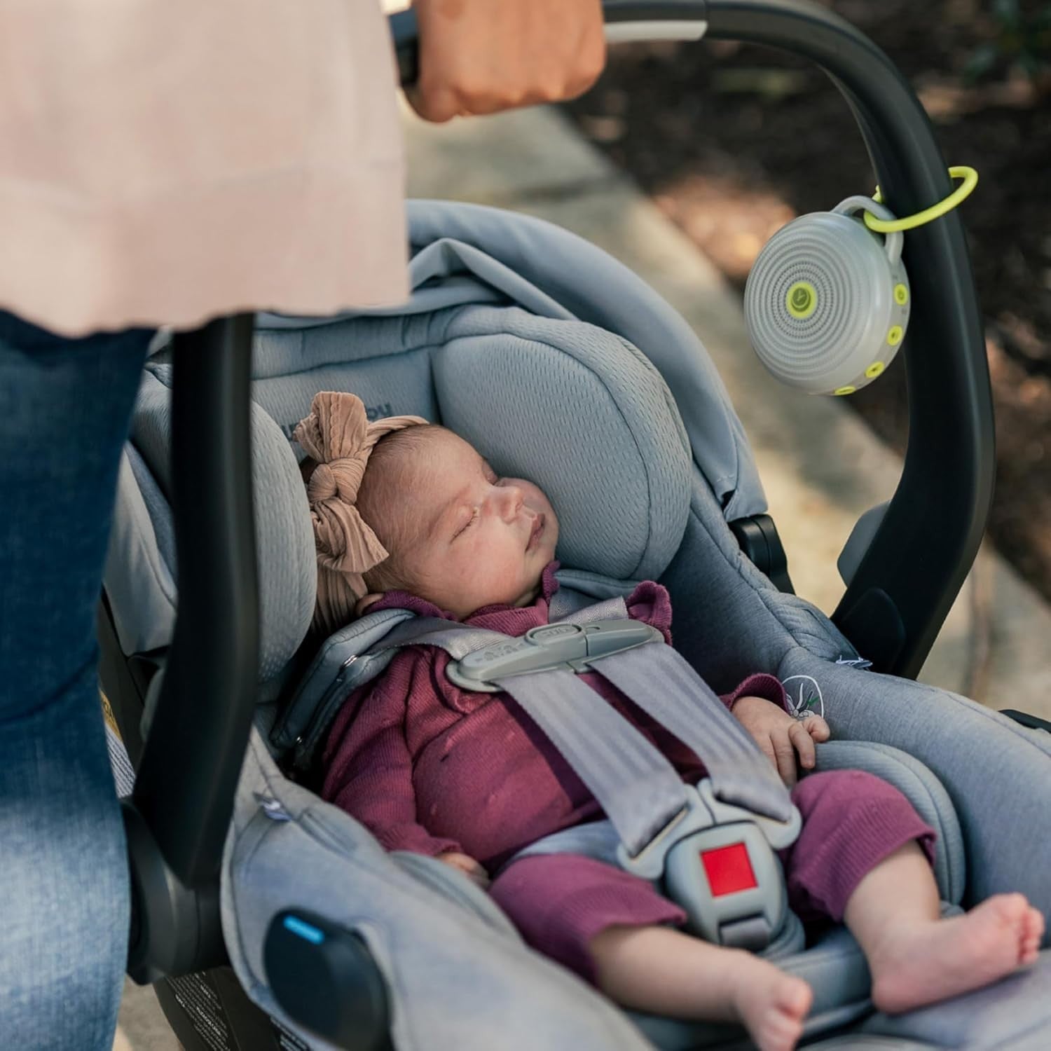 Buy now Yogasleep Hushh Portable White Noise Sound Machine for Baby, 3 Soothing Natural Sounds with Volume Control, Compact Size, Noise Canceling for Sleep Aid, Office Privacy, & Meditation, Registry Gift at indiglob india