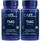 Life Extension TMG, trimethylglycine, Encourages Healthy homocysteine Levels, Non-GMO, Gluten-Free, Vegetarian, 60 Capsules | Trimethylglycine (TMG) Helps Maintain Already Normal Homocysteine Levels, Non-GMO, Gluten-Free & Vegetarian Capsules