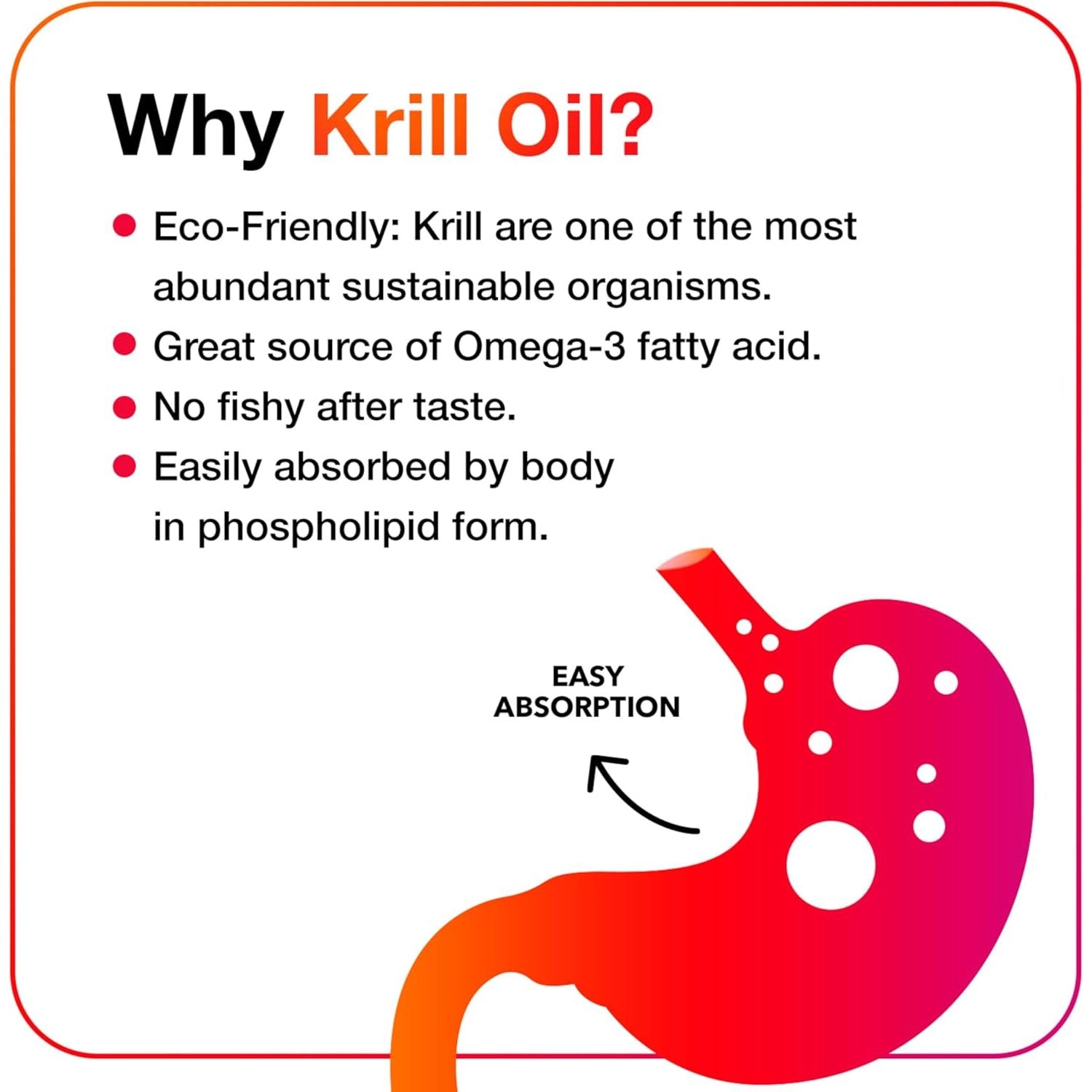 Buy now MegaRed - Omega-3 Krill Oil 350mg Softgels (130 Count in A Bottle), EPA & DHA Omega-3 Fatty Acids with No Fishy Aftertaste Unlike Fish Oil, Contains Antioxidant Astaxanthin at indiglob india