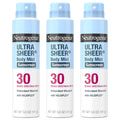 Buy now Neutrogena Ultra Sheer Body Mist Sunscreen Spray, Broad Spectrum SPF 30, Oil-Free & Non-Comedogenic UVA/UVB, 5 oz Pack of 3, Packaging may vary at indiglob india