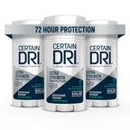Certain Dri Extra Strength Clinical Antiperspirant, 1.7 oz | 24-Hour Underarm Sweat & Odor Protection for Excessive Sweating, Maximum Deodorant for Men & Women, Powder Fresh Scent