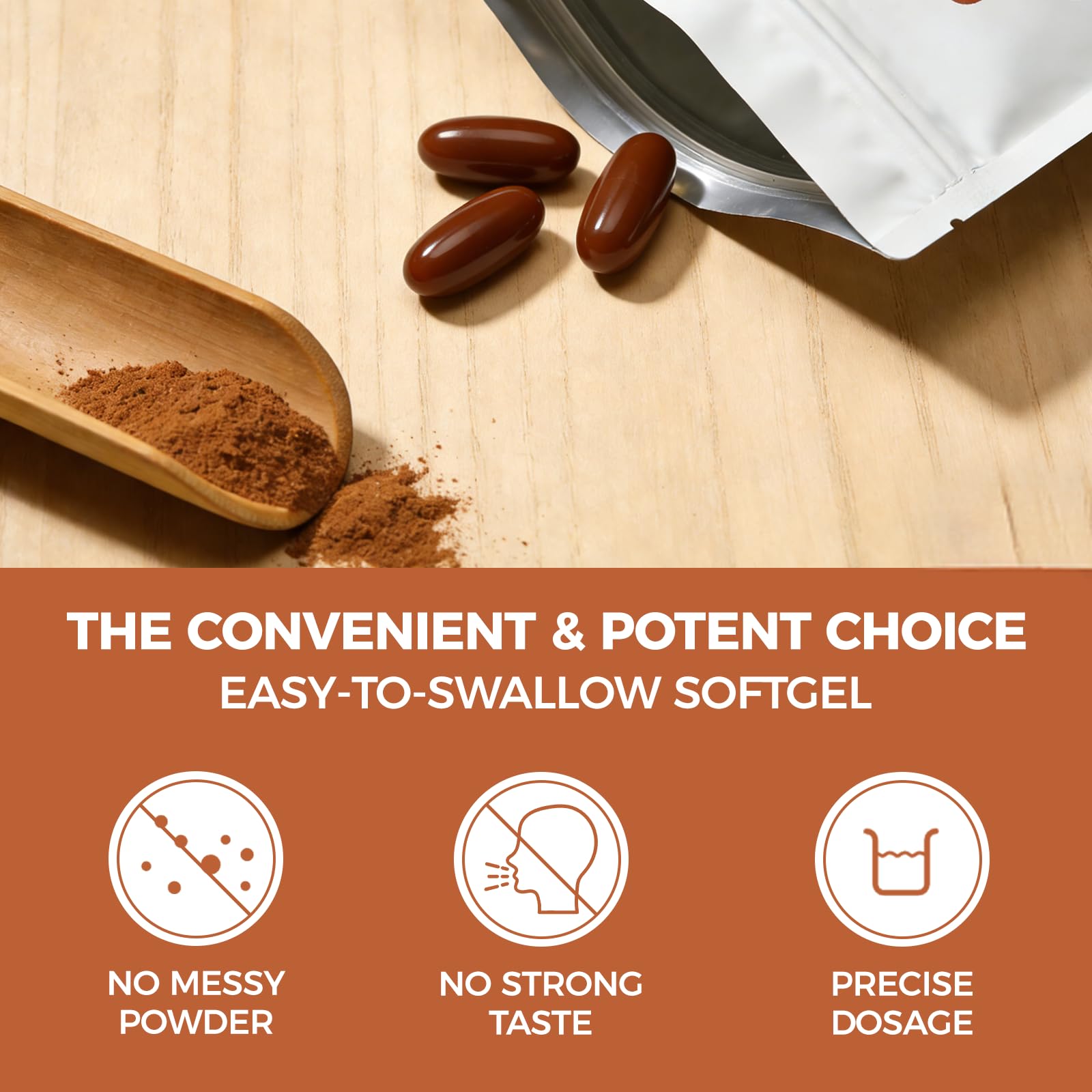 LIRAE Ceylon Cinnamon SoftGels with MCT Oil, Highly Bioavailable Herbal Extract, Non-GMO, Gluten Free - 300 Softgels (1)