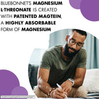 Bluebonnet Nutrition Magtein Magnesium L-Threonate, 90 Vegetable Capsules