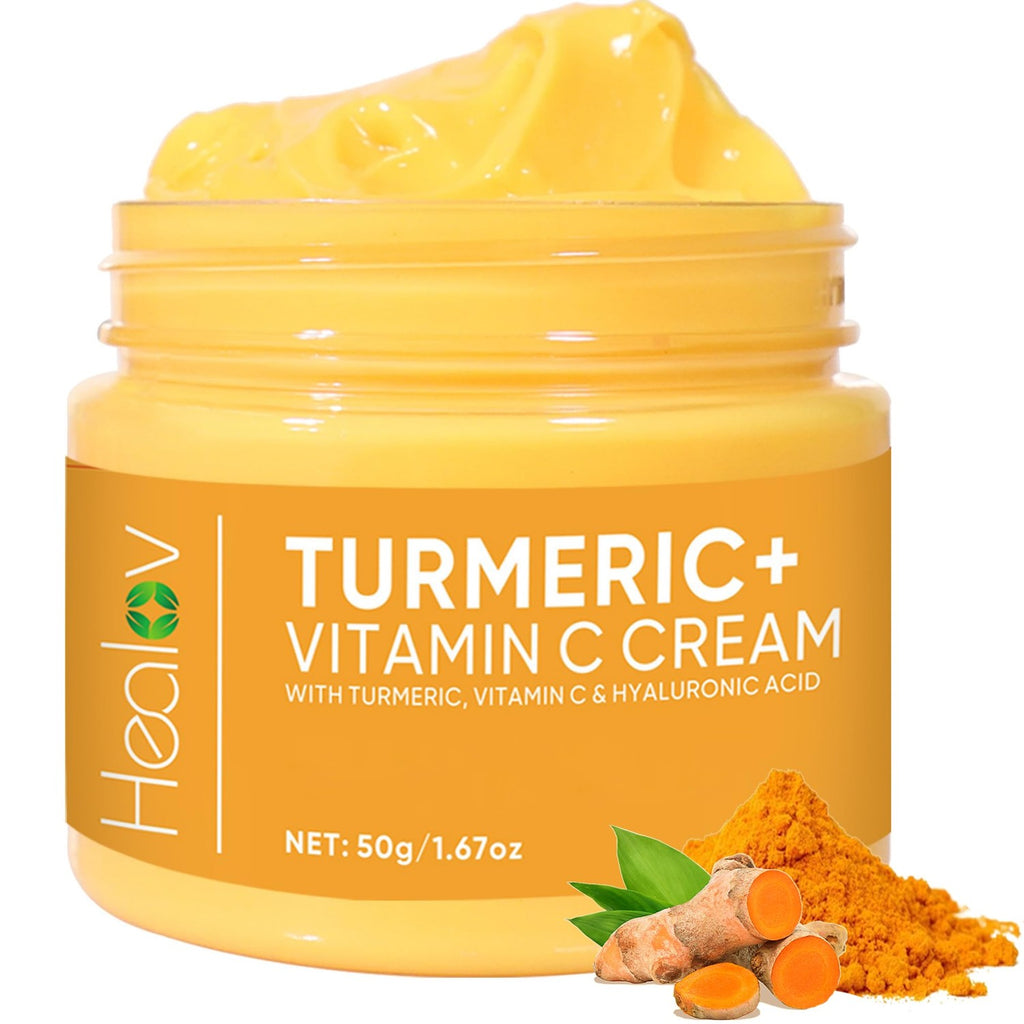 Turmeric Face Cream – Natural Brightening Cream for Dark Spots, Face & Body