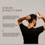 Hair Thickening Spray by Forte Series | Men's Hair Volume Spray | Hair Volumizer with Biotin Peptide Complex | Pre-Styler Hair Thickener, Volumizer, and Spray Texture Pump, (4 oz)