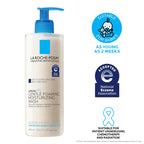 La Roche-Posay Lipikar AP+ Gentle Foaming Moisturizing Wash, Shea Butter + Niacinamide + Glycerin, Moisturizing Body Wash For Dry Skin, National Eczema Association Accepted, Dermatologist Tested