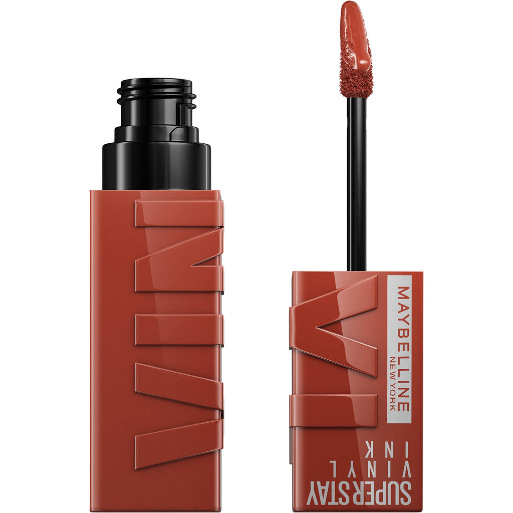 Buy now Maybelline Super Stay Vinyl Ink Longwear No-Budge Liquid Lipcolor Makeup, Highly Pigmented Color and Instant Shine, Cheeky, Rose Nude Lipstick, 0.14 fl oz, 1 Count at indiglob india