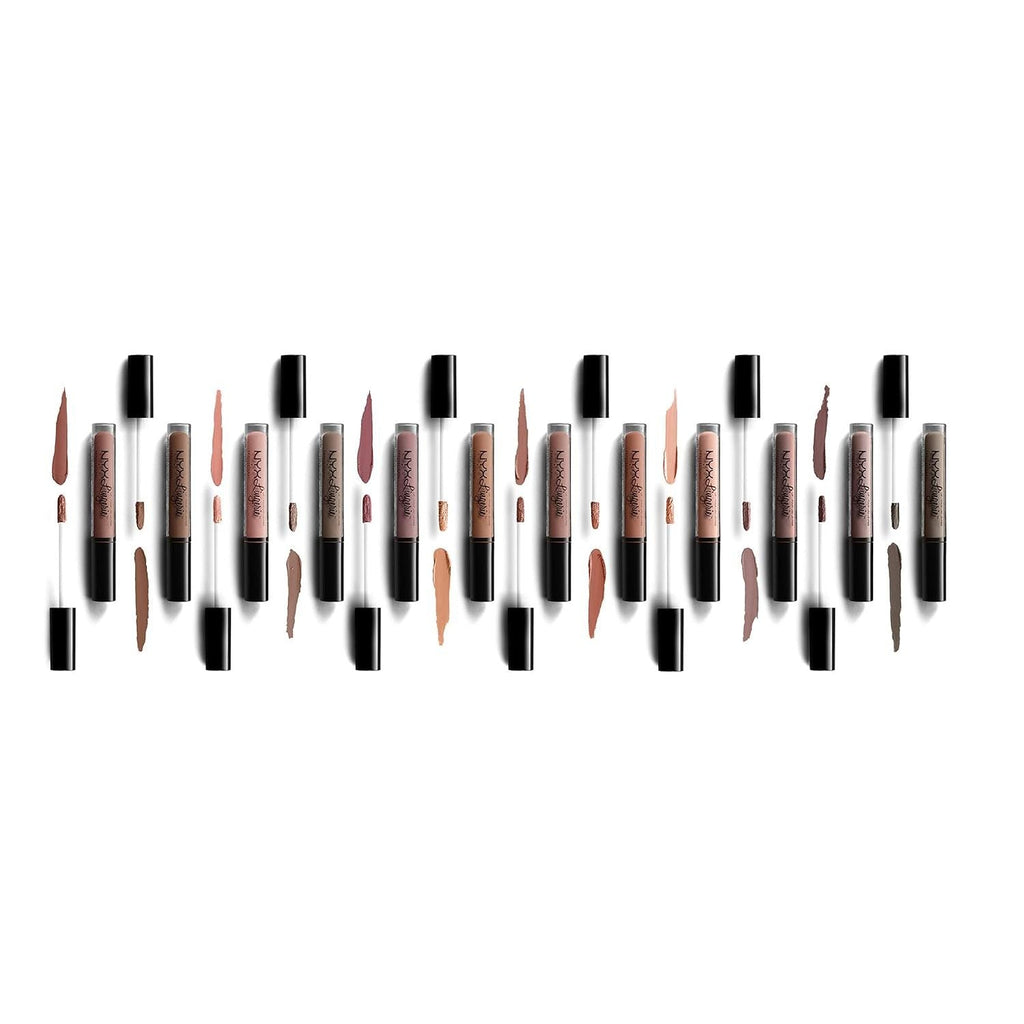 Buy now NYX PROFESSIONAL MAKEUP Lip Lingerie Matte Liquid Lipstick - Scandalous (Teal With Silver Shimmer) at indiglob india